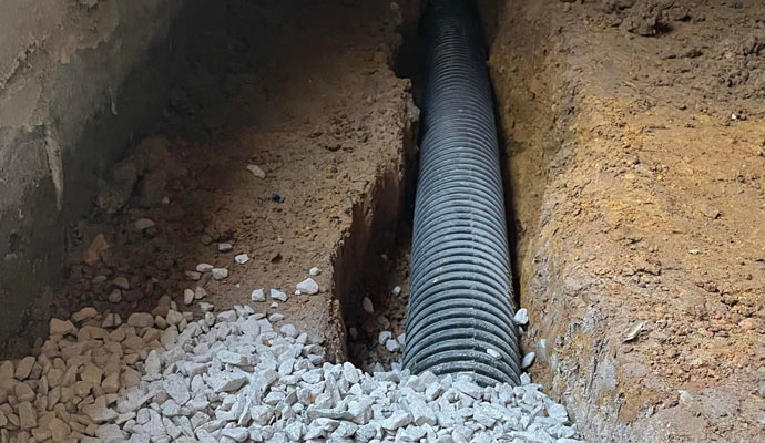Footing Drain Repair in Knoxville