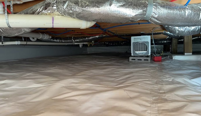 Crawl space dehumidification Crawl space dehumidification