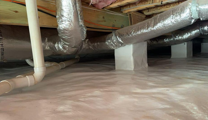 Crawl space encapsulation