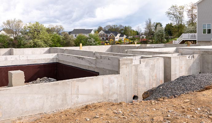 Commercial building foundation Commercial building foundation