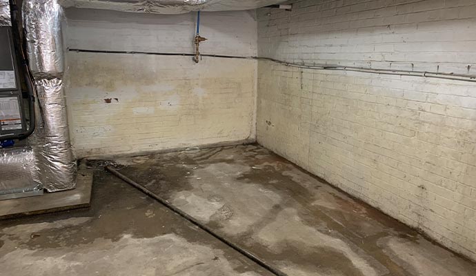 A dampened wall