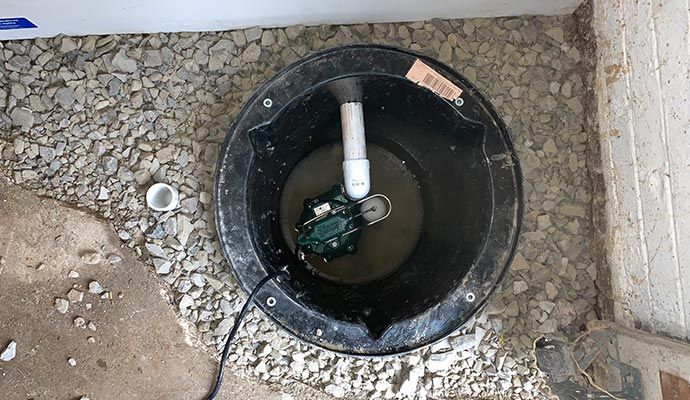 Sump pump installation service